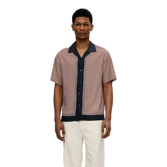 Camicia Selected Homme Bandana Shirt Resort - Sea Storm - Camicie di Selected | Francis Concept