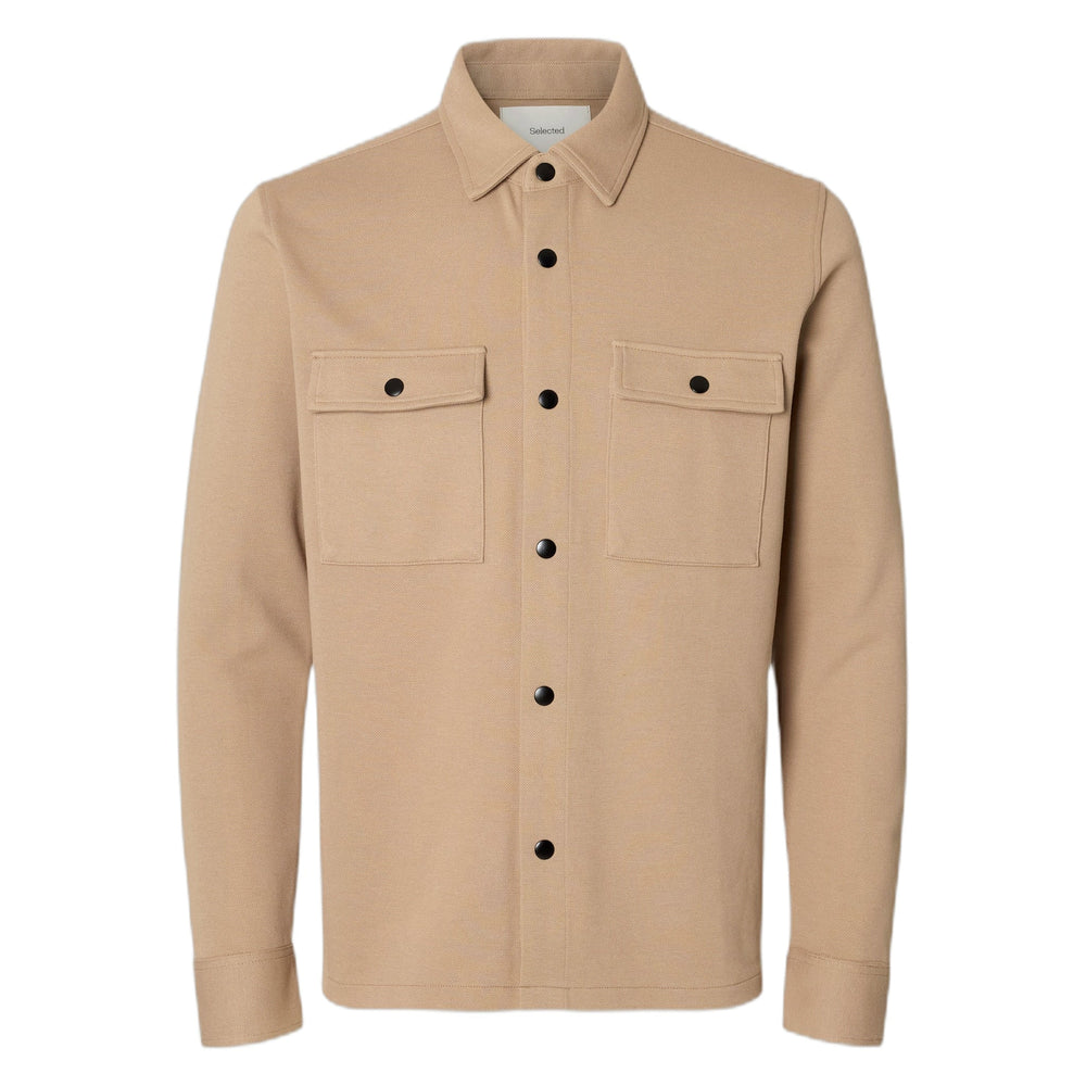 Camicia Selected Homme Jackie Sweat Jacket - Marrone-Francis Concept