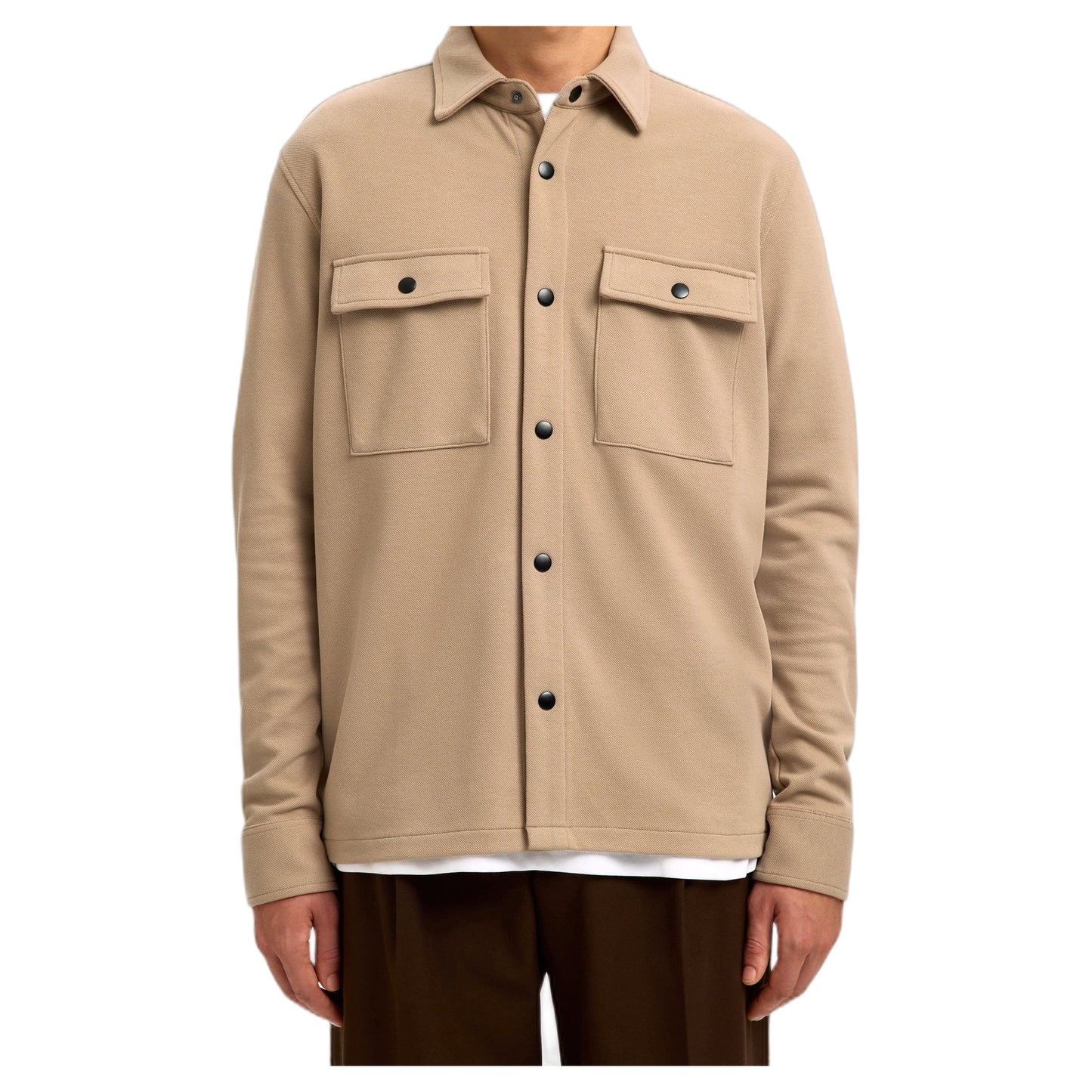 Camicia Selected Homme Jackie Sweat Jacket - Marrone-Francis Concept