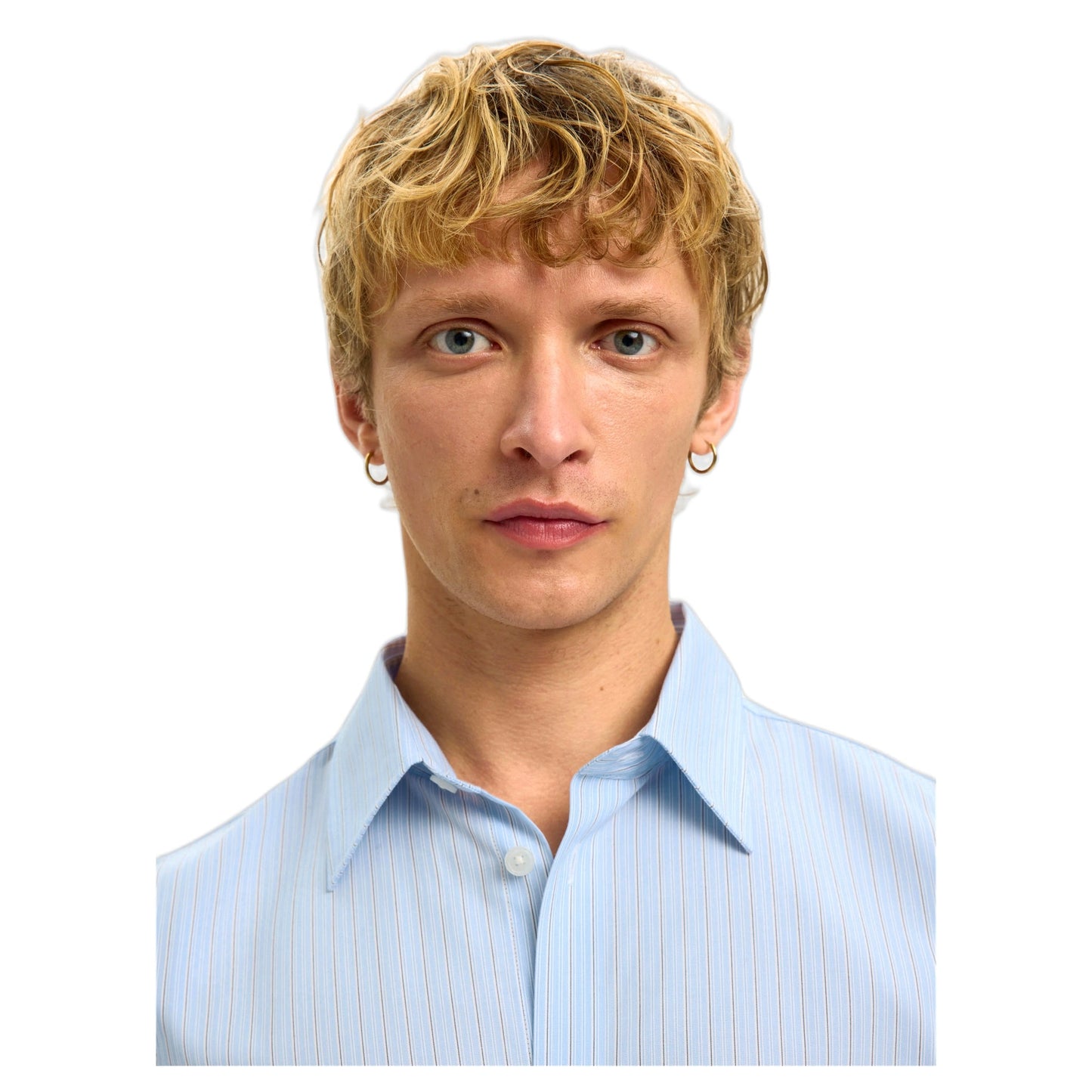 Camicia Selected Homme Relax Ben Stripe LS Shirt - Blue-Francis Concept