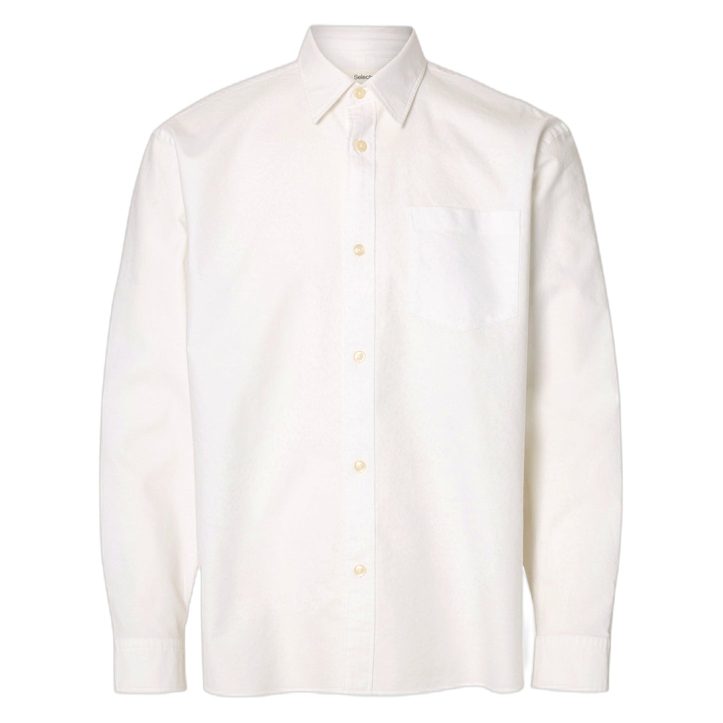 Camicia Selected Homme Relax Sander Oxford Shirt LS - Bianco