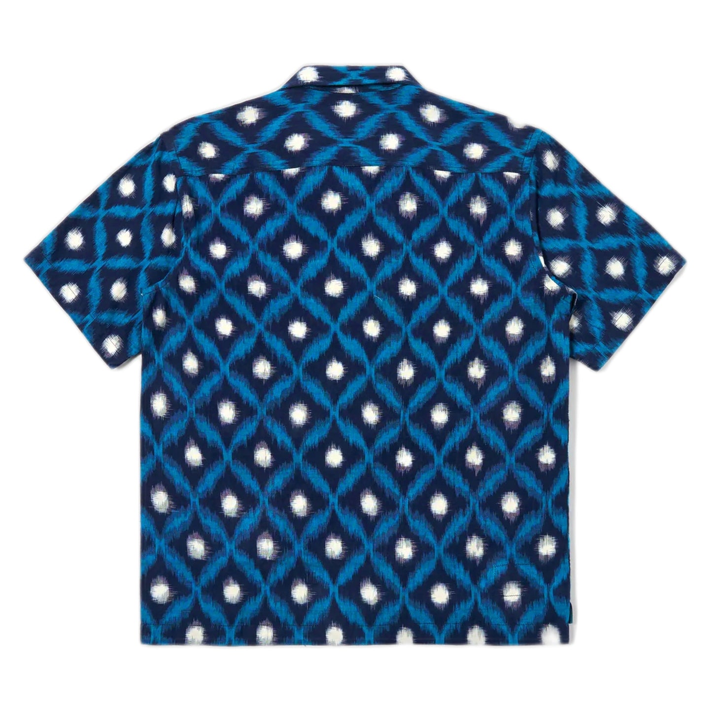 Camicia Universal Works Deck Shirt Diamond Ikat - Indigo