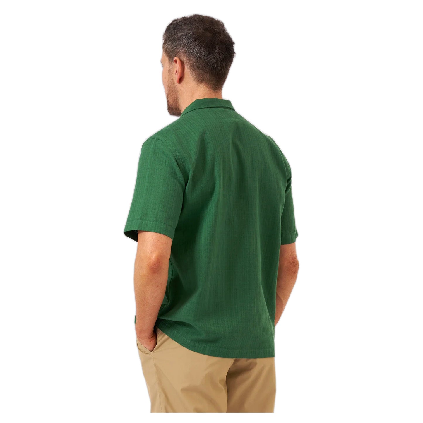 Camicia Universal Works Road Shirt Letts Cotton - Green-Francis Concept