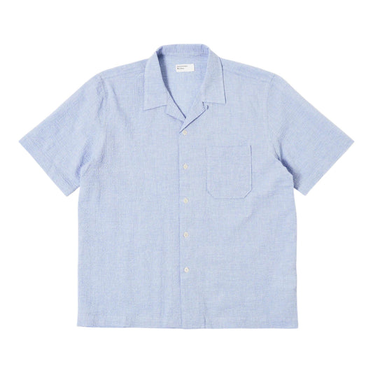 Camicia Universal Works Road Shirt - Pale Blue - Camicie di Universal Works | Francis Concept