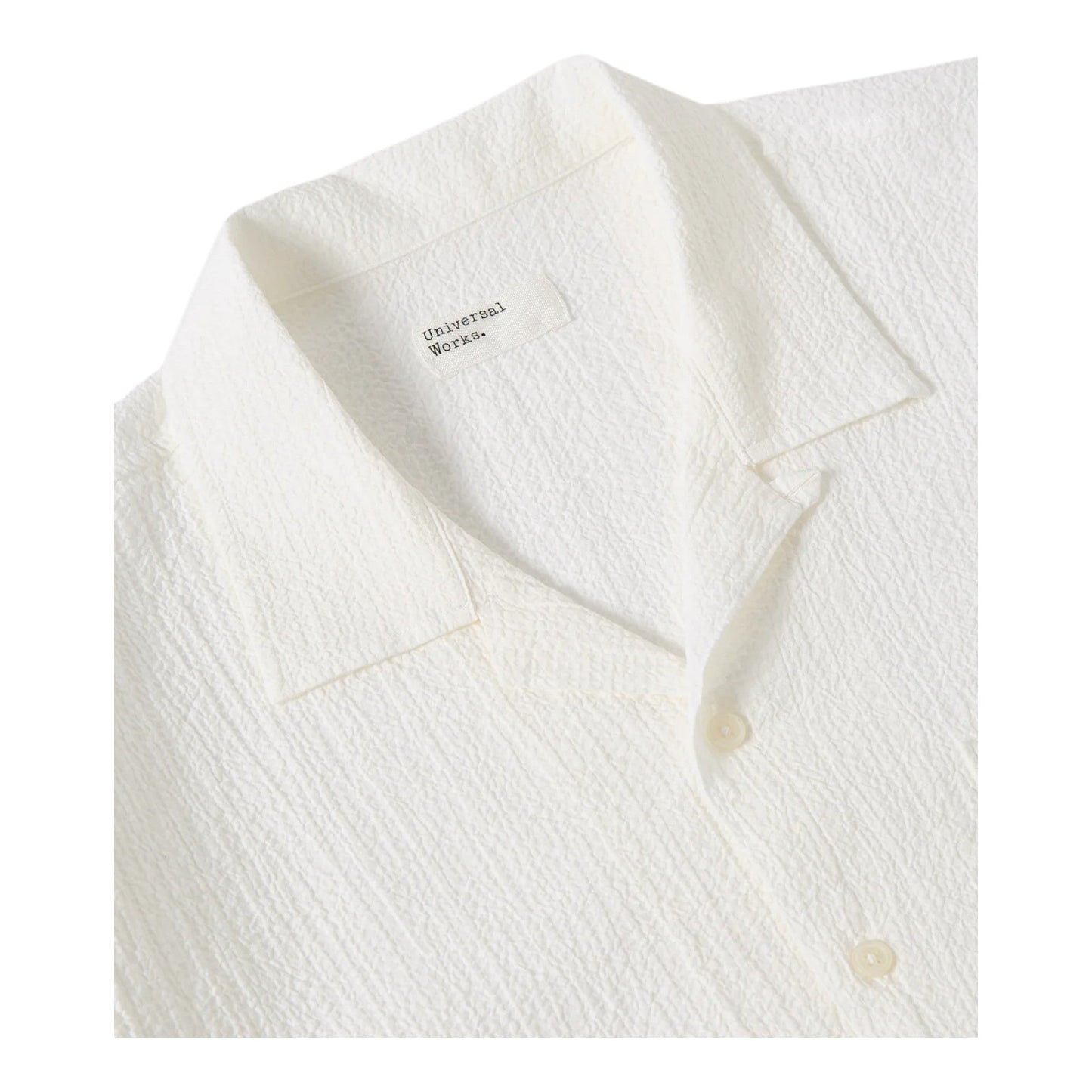 Camicia Universal Works Road Shirt - White - Camicie di Universal Works | Francis Concept