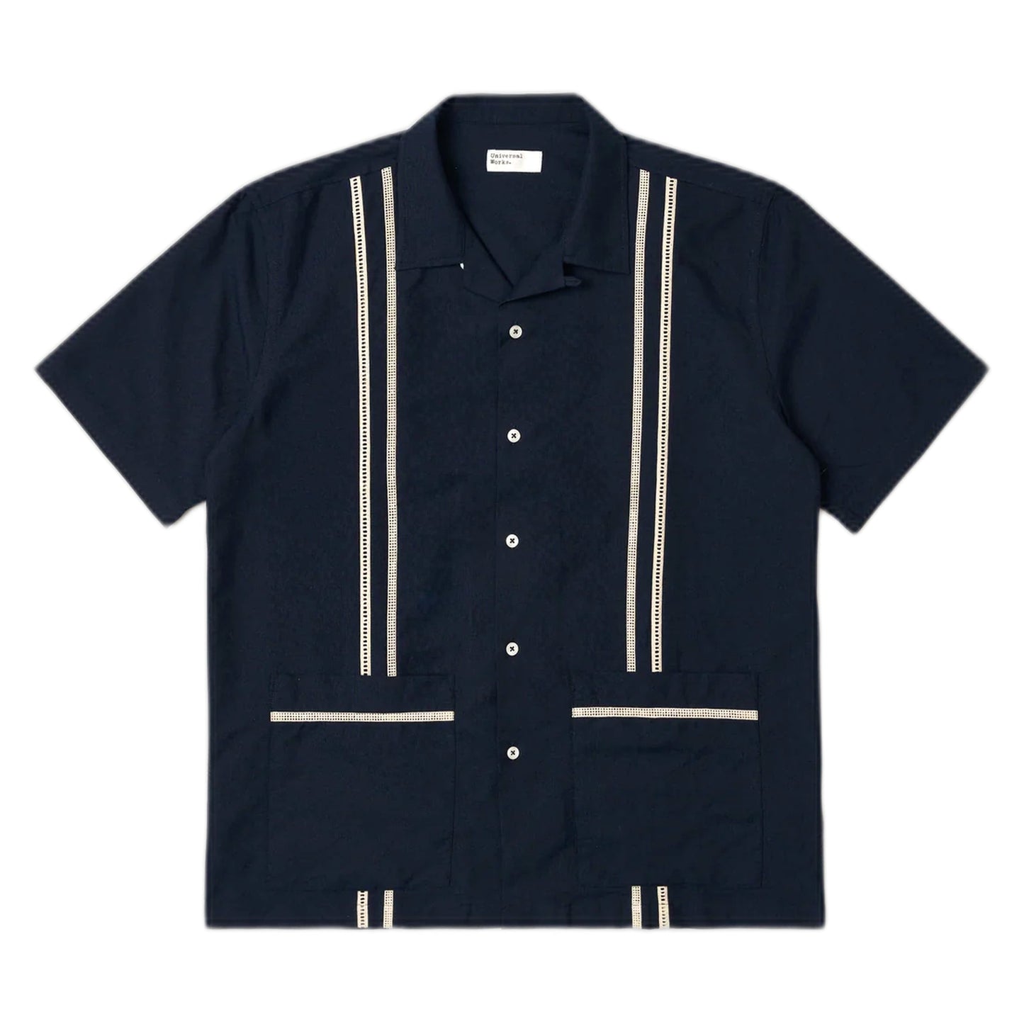 Camicia Universal Works Tropicana Shirt Classic Oxford - Navy