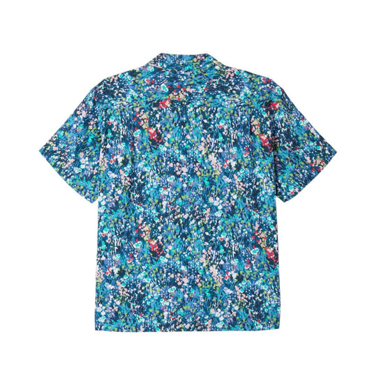 Camicia Uomo Obey Garden Woven Shirt - Blue - Camicie di Obey | Francis Concept