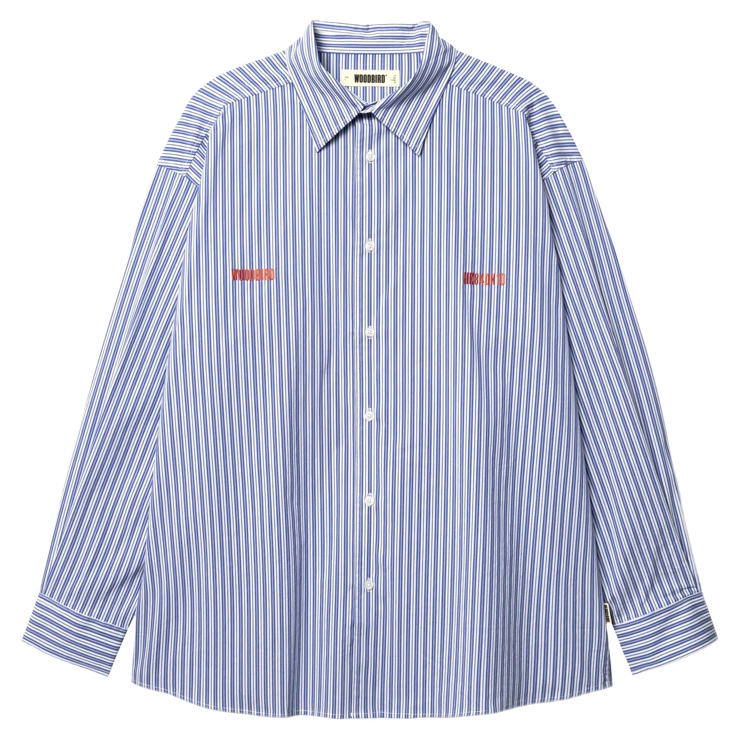 Camicia Woodbird WBBrooks Lion Shirt - Light Blue-Francis Concept