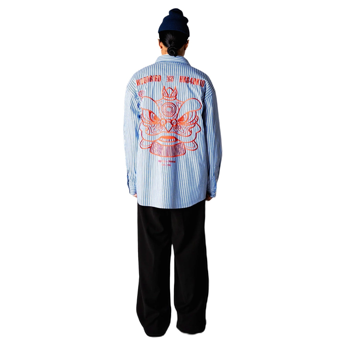 Camicia Woodbird WBBrooks Lion Shirt - Light Blue-Francis Concept