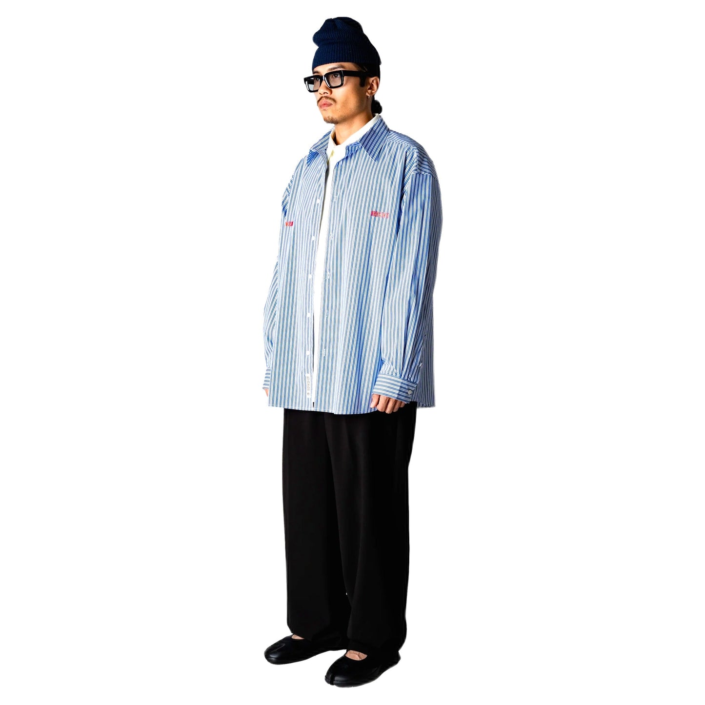 Camicia Woodbird WBBrooks Lion Shirt - Light Blue-Francis Concept