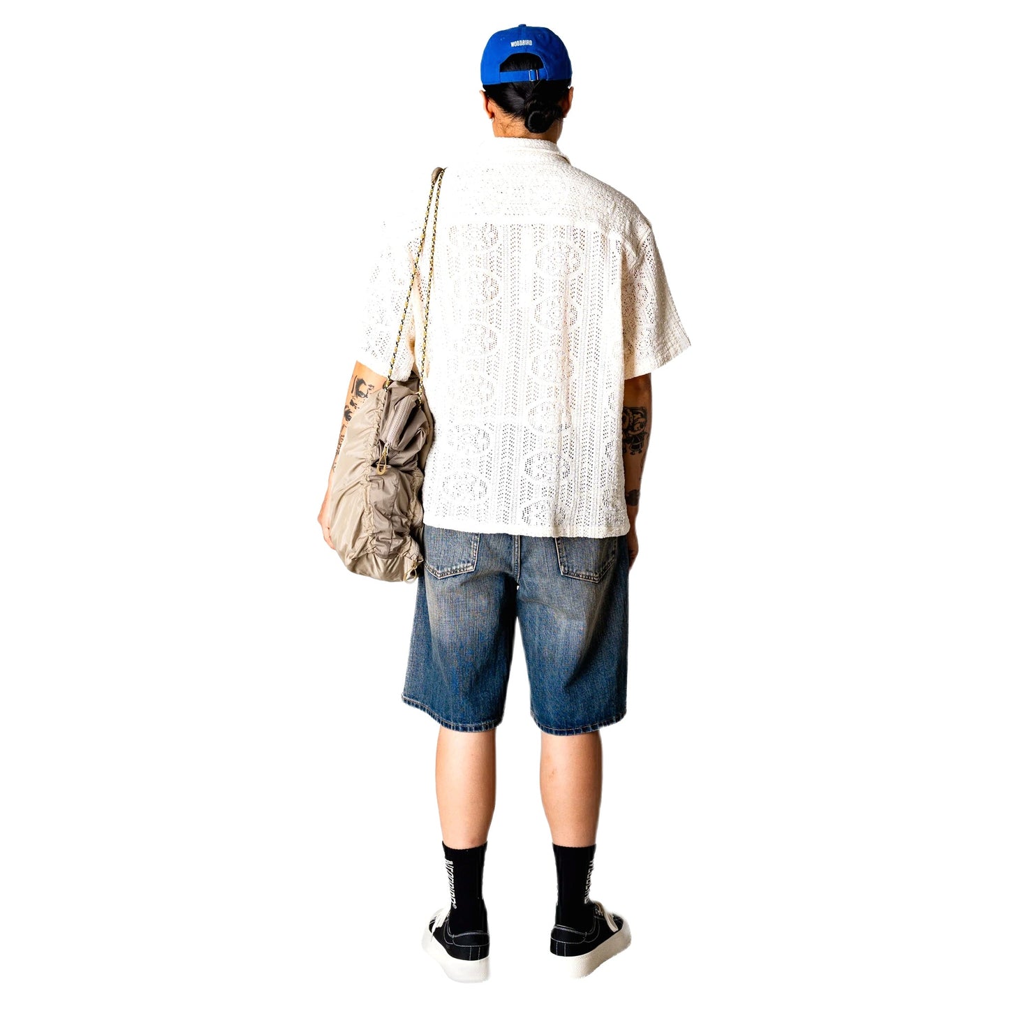 Camicia Woodbird WBWang Knit Shirt - Off White-Francis Concept