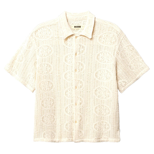 Camicia Woodbird WBWang Knit Shirt - Off White-Francis Concept