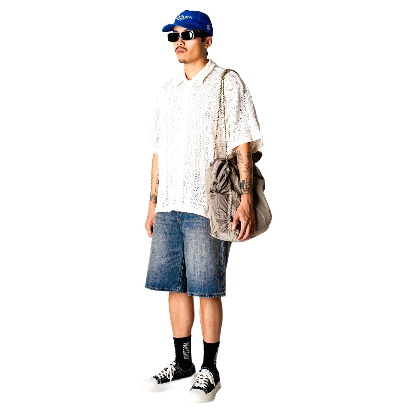 Camicia Woodbird WBWang Knit Shirt - Off White-Francis Concept