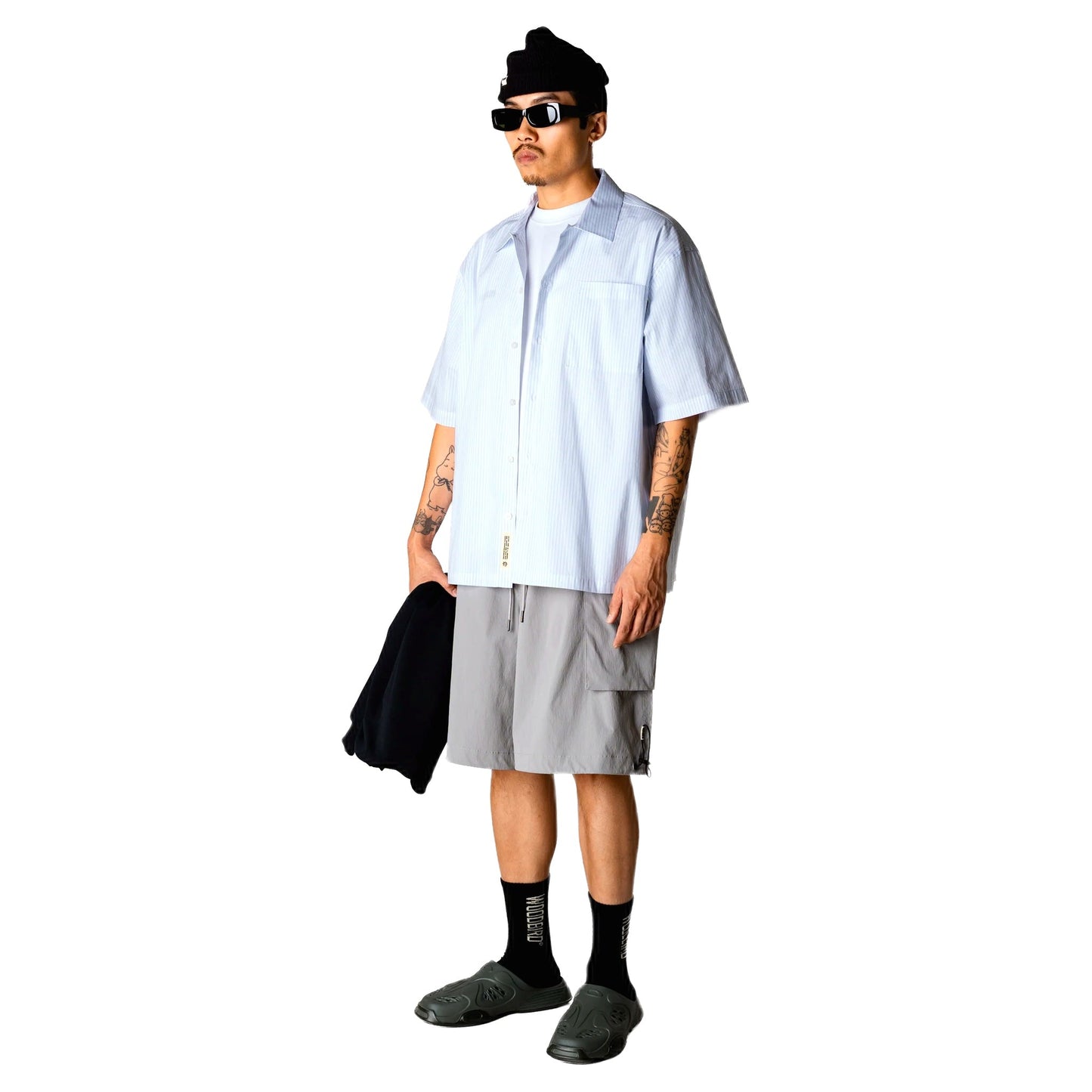 Camicia Woodbird WBWang Wok Shirt - Light Blue-Francis Concept