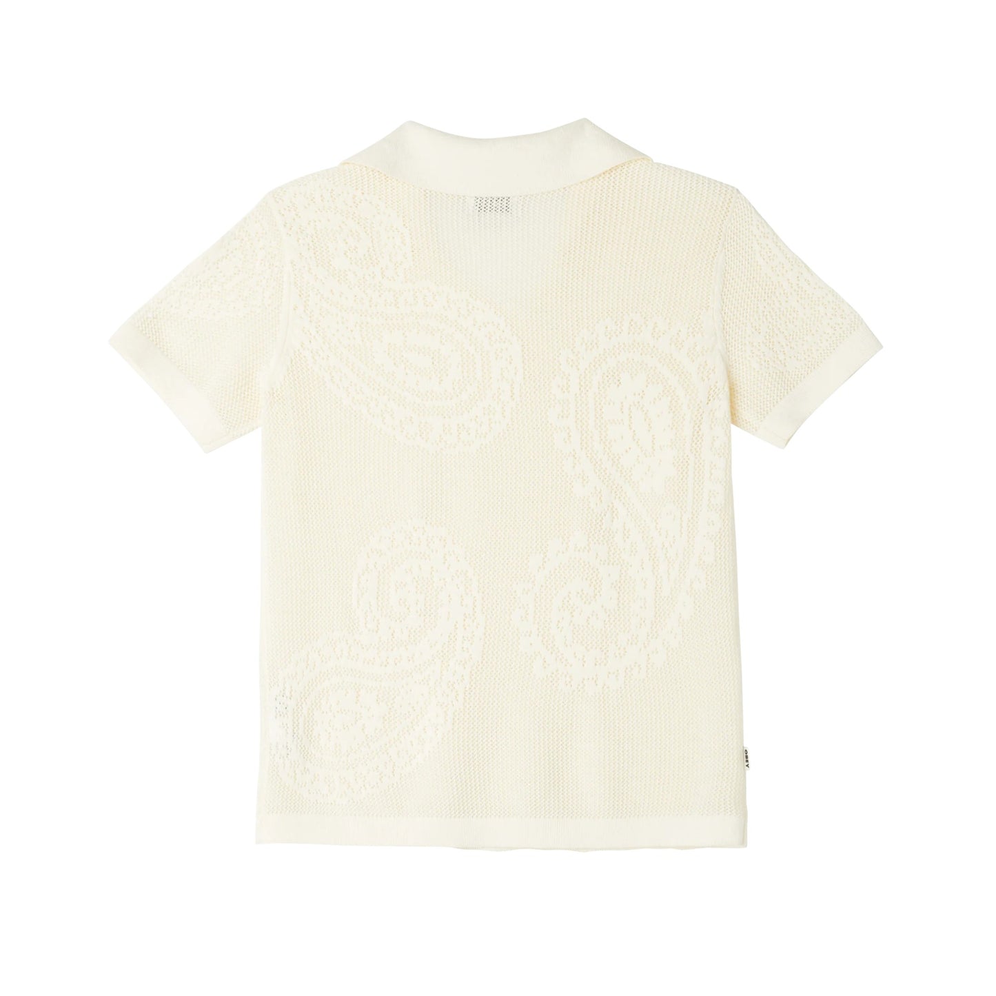 Polo Donna Obey Briana open Knit Shirt - Bianco Francis Concept