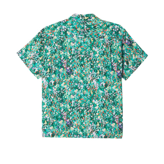 Camicia Uomo Obey Garden Woven Shirt - Verde Francis Concept