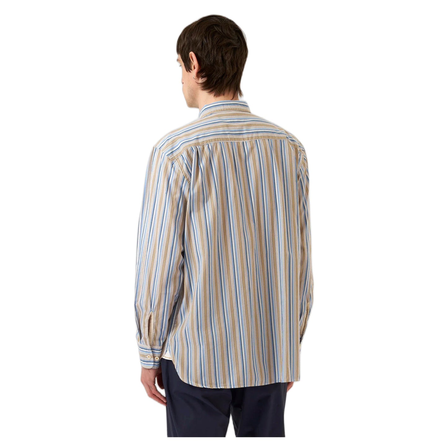 Camivcia Universal Works Square Pocket Shirt Pop Multi Stripe - Multi