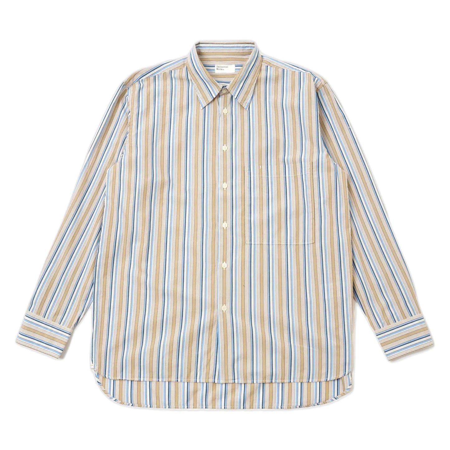 Camivcia Universal Works Square Pocket Shirt Pop Multi Stripe - Multi