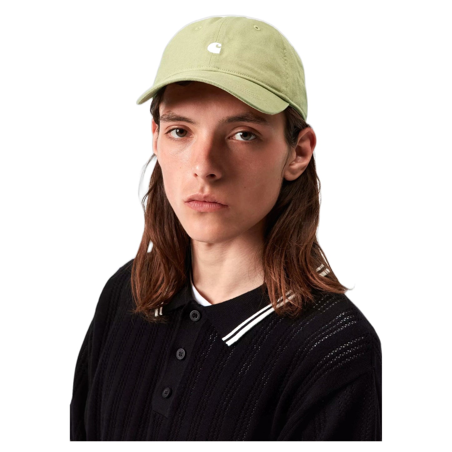 Cappello Carhartt Wip Madison Logo Cap - Gentle Green / White