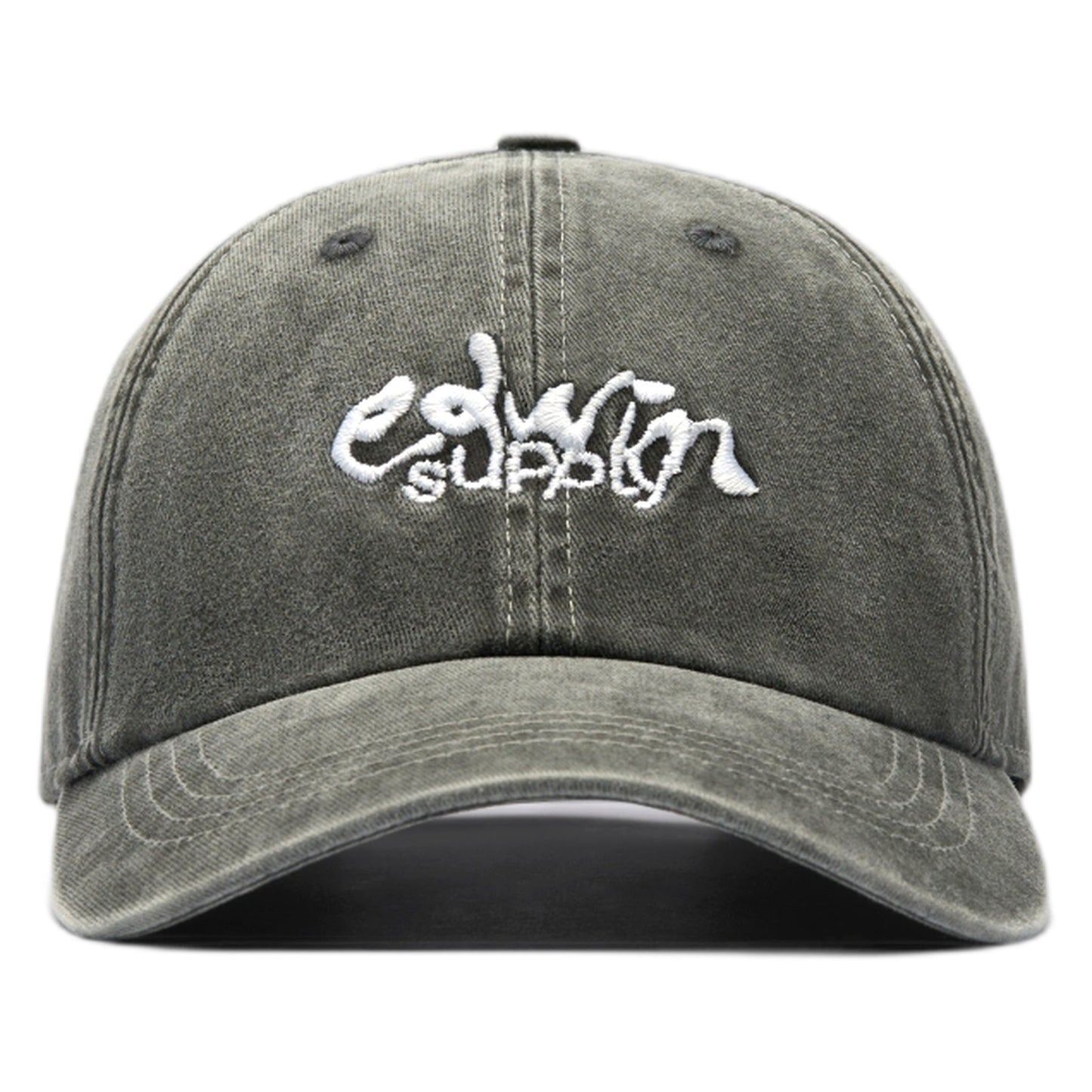 Cappello Edwin Soft Washed 6 Panel Cap - Black-Francis Concept