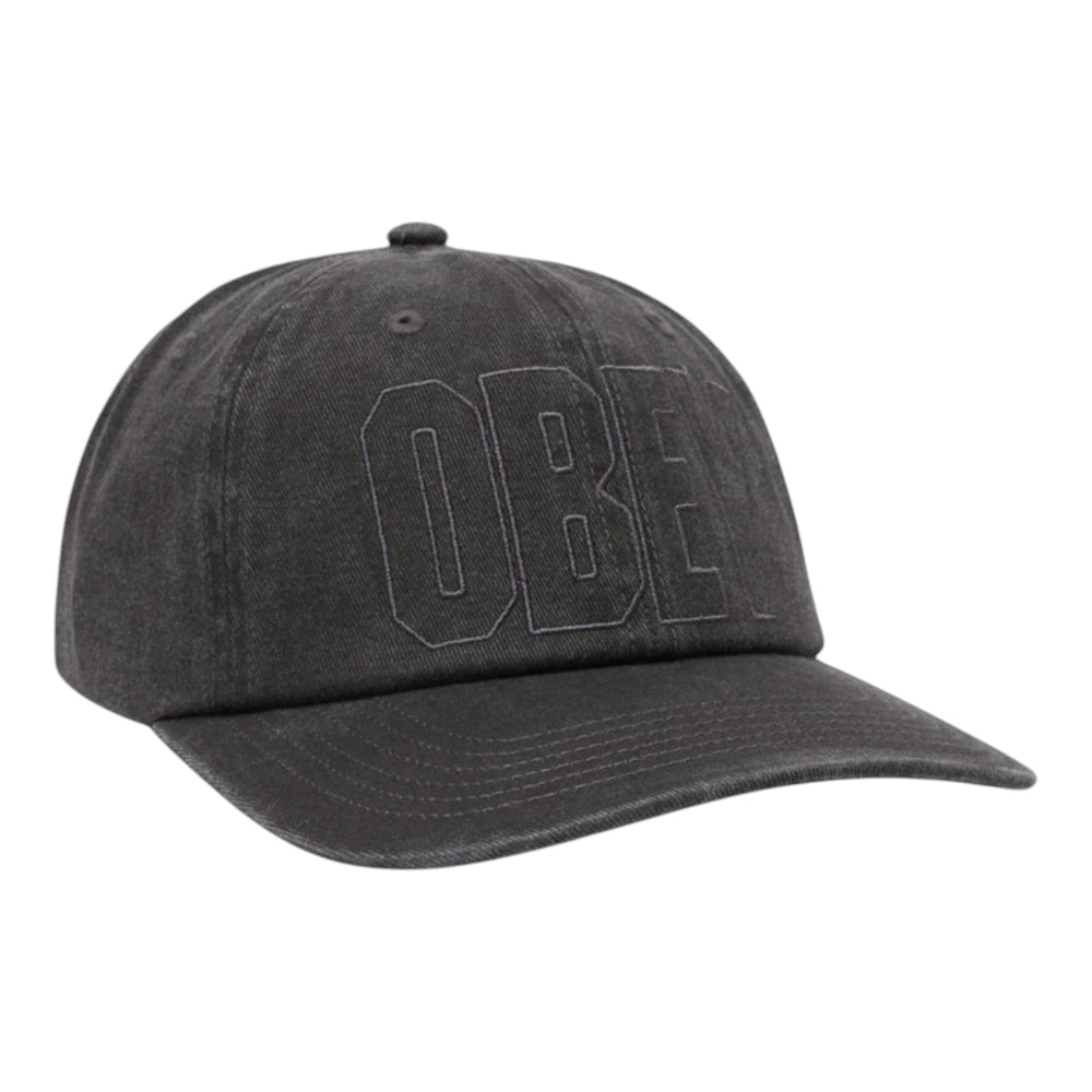 Cappello Obey Pigment Nova 6 Panel Velcro Back - Black - Cappelli di Obey | Francis Concept