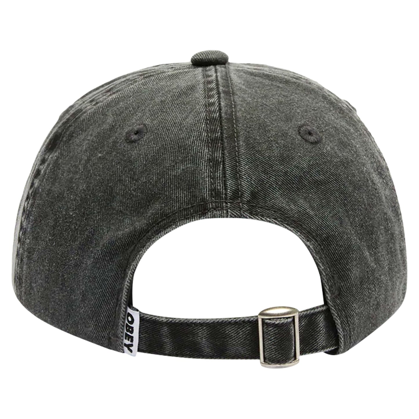 Cappello Obey pigment Slanted 6 Panel Strapback - Pigment Black