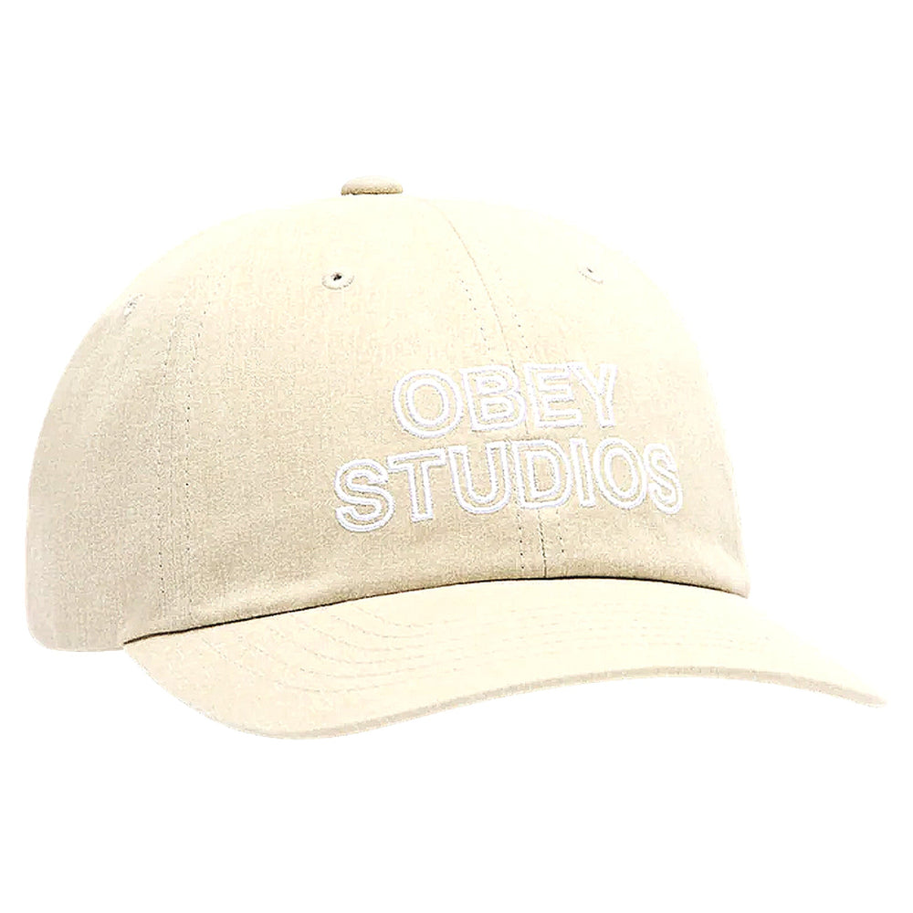 Cappello Obey Studios & Panel Strapback - Faded Khaki - Cappelli di Obey | Francis Concept