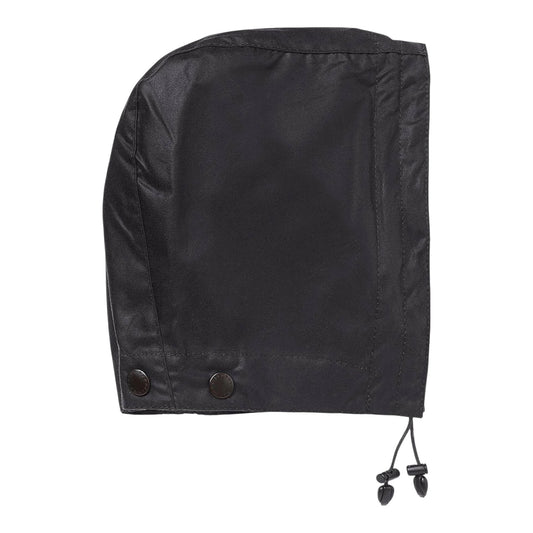 Cappuccio Barbour Waxed Cotton Hood - Black - Cappelli di Barbour | Francis Concept