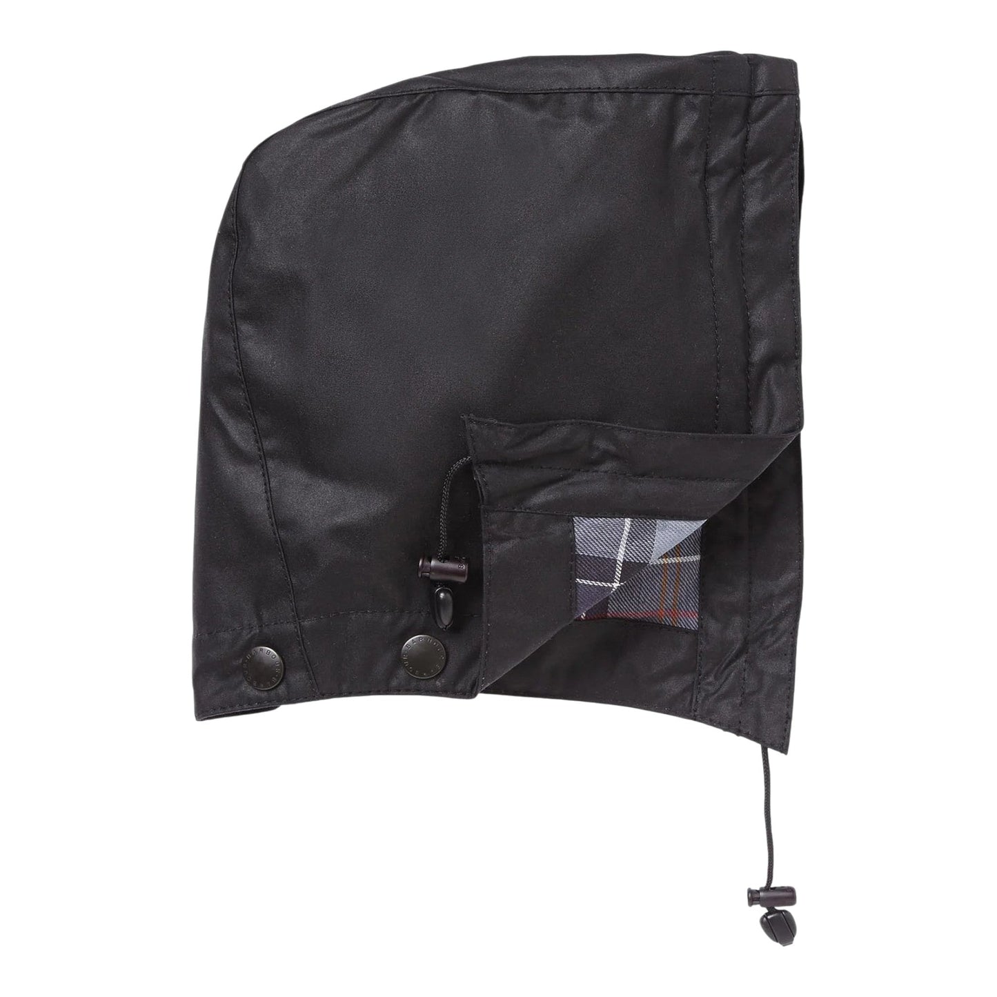 Cappuccio Barbour Waxed Cotton Hood - Black - Cappelli di Barbour | Francis Concept