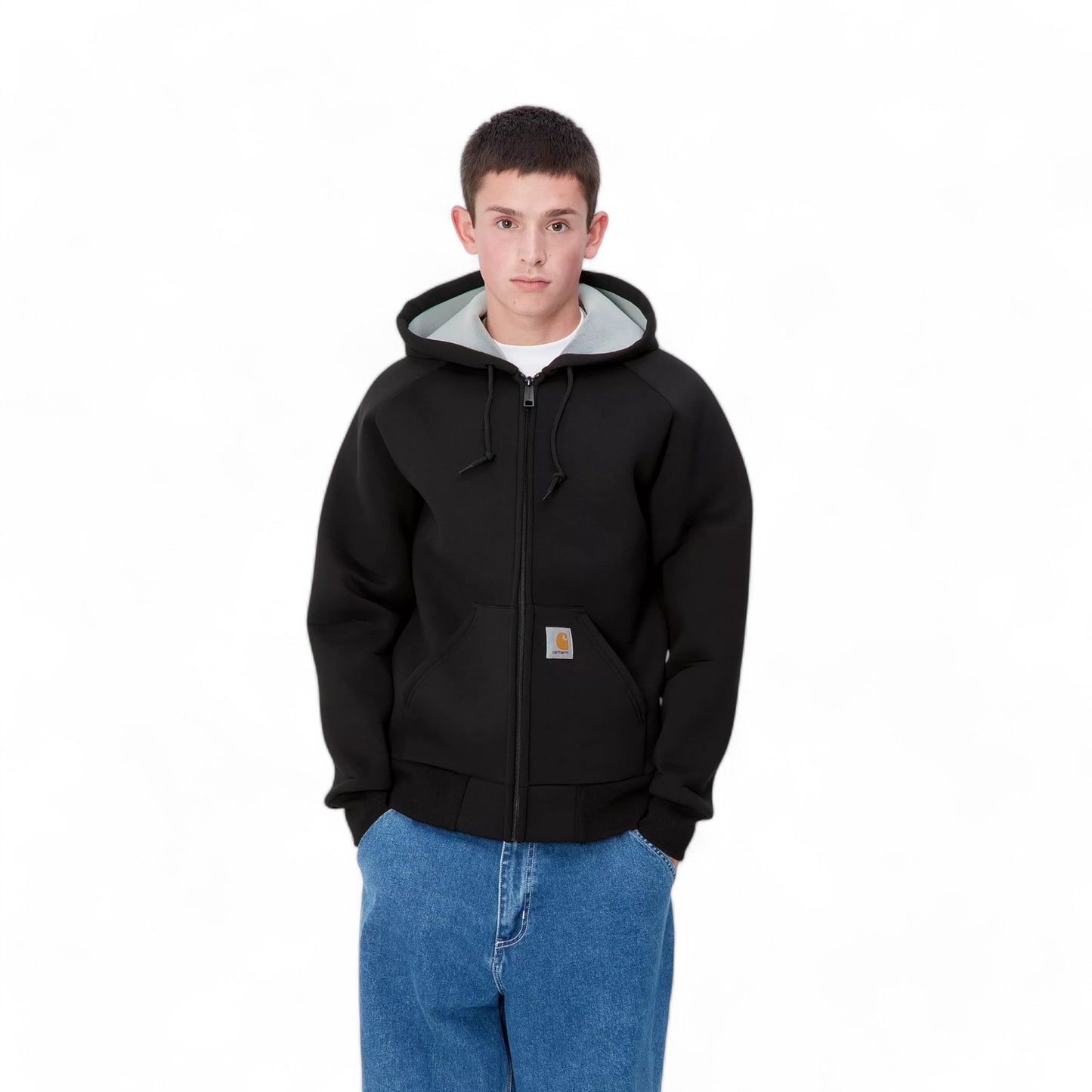 Carhartt Wip Car-Lux Hooded Jacket-Black Francis Concept