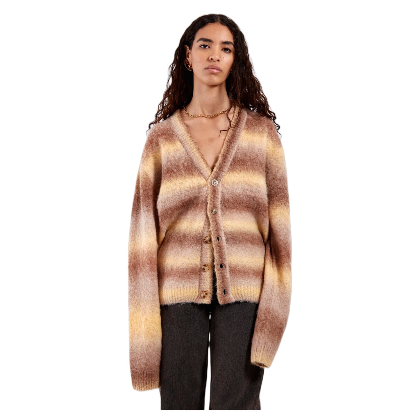 Cardigan Dr Denim Tom - Fade Yellow - Maglieria di Dr.Denim | Francis Concept