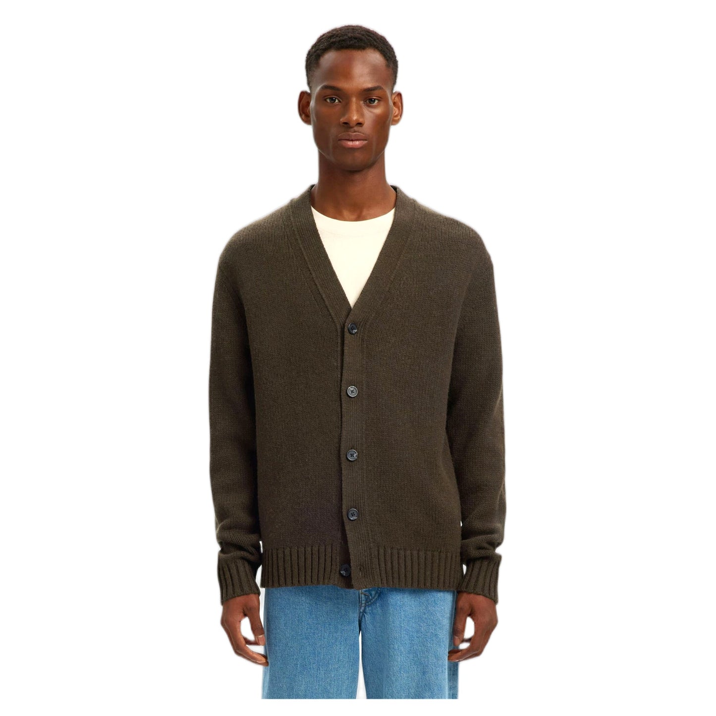 Cardigan Selected Homme LS Cody Knit Relaxed Cardigan - Demitasse - Maglieria di Selected Homme | Francis Concept