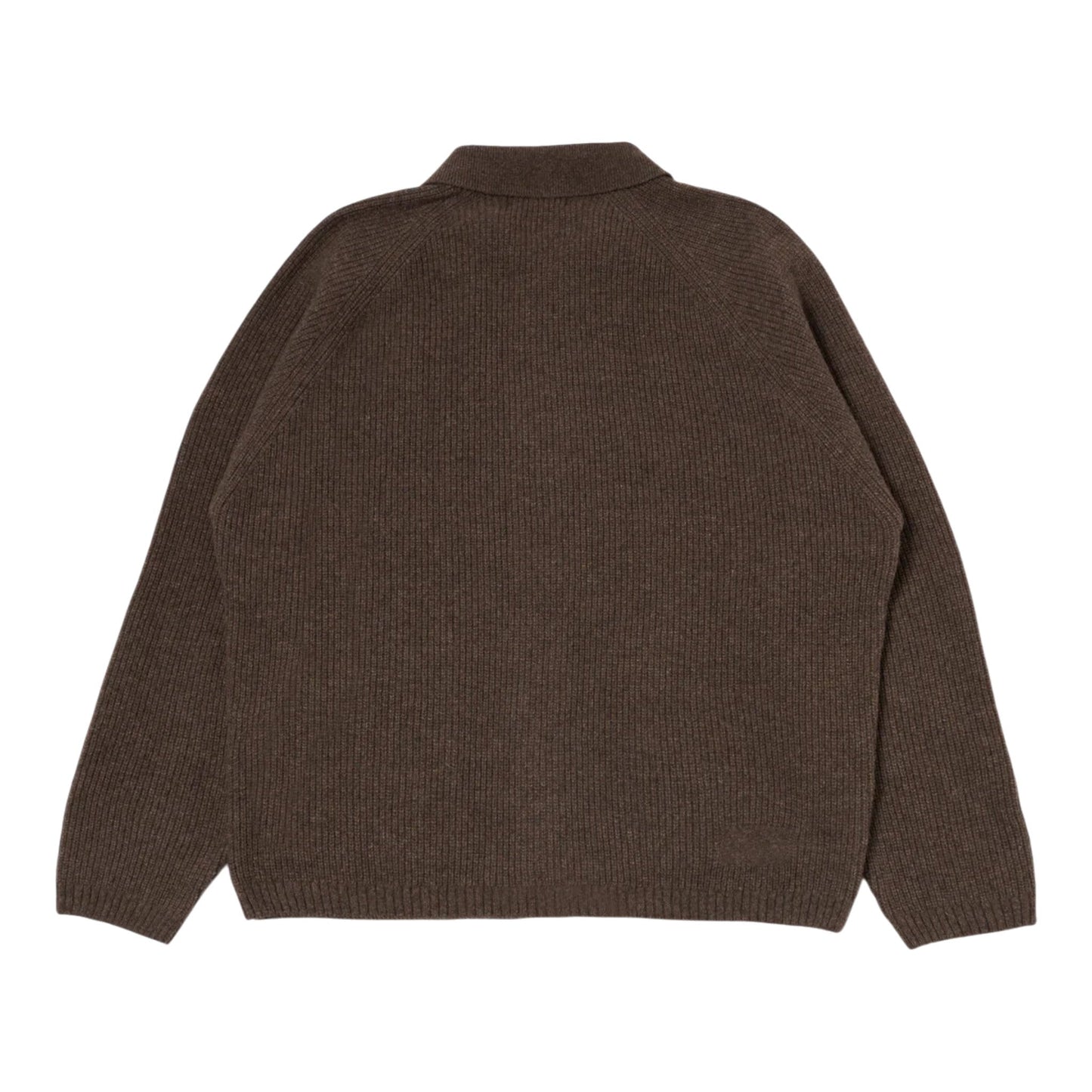 Cardigan Universal Works Zip Cardigan Eco Wool - Brown - Maglieria di Universal Works | Francis Concept