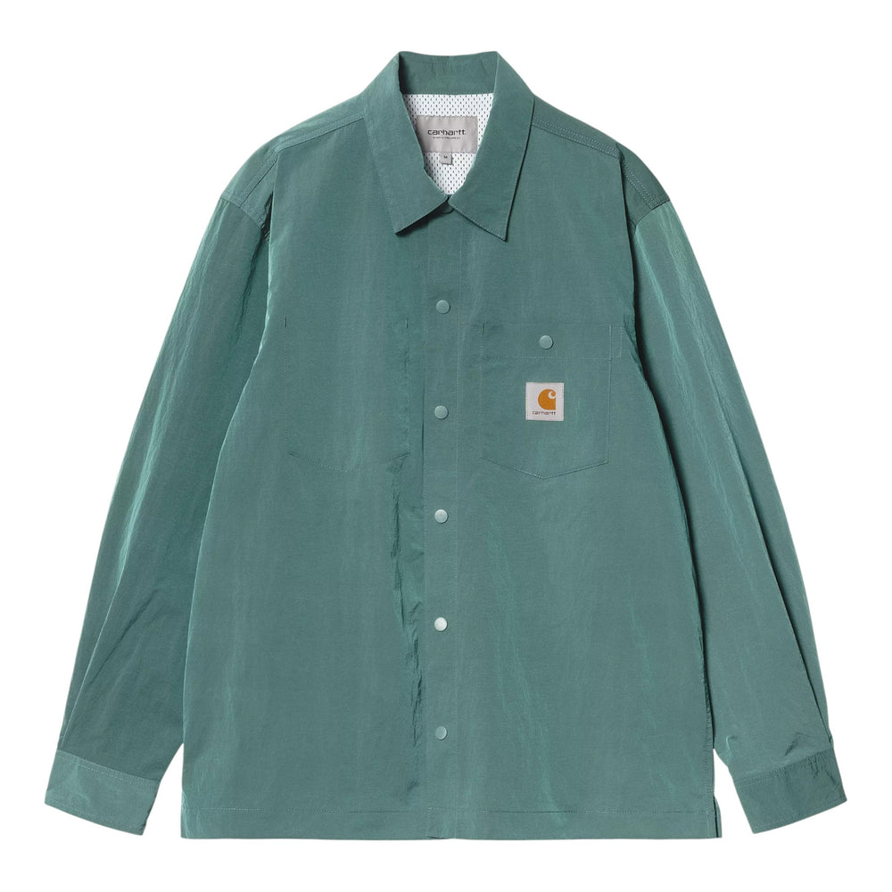 Carhartt Wip Canby Shirt Jac - Silver Pine / White - Giacche di Carhartt Wip | Francis Concept