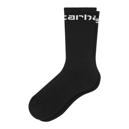 Carhartt Wip Carhartt Socks - Black / White - Calzini Lunghi di Carhartt Wip | Francis Concept