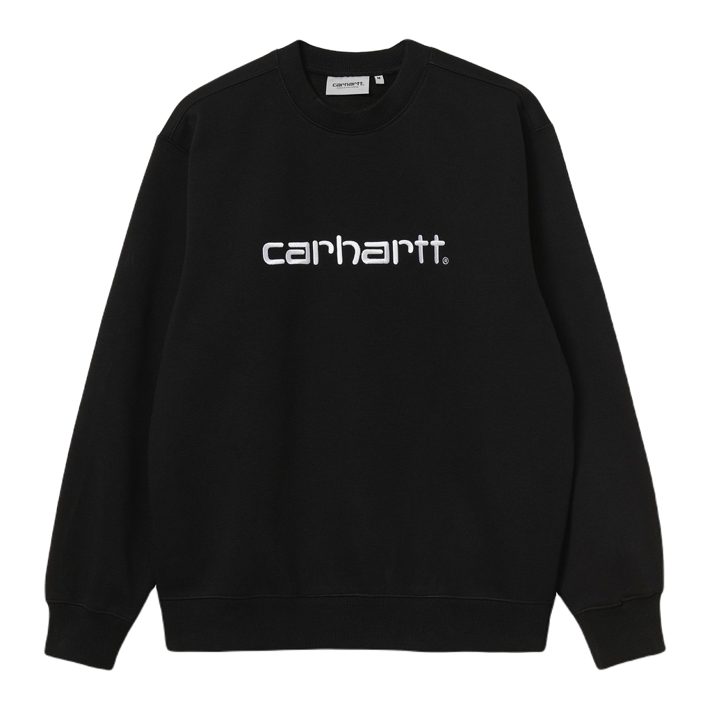 Carhartt Wip Carhartt Sweat - Black / White - Felpe di Carhartt Wip | Francis Concept