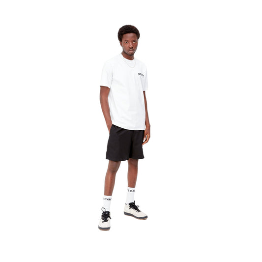 Carhartt Wip Chase Swim Trunks - Black / Gold - Costumi di Carhartt Wip | Francis Concept
