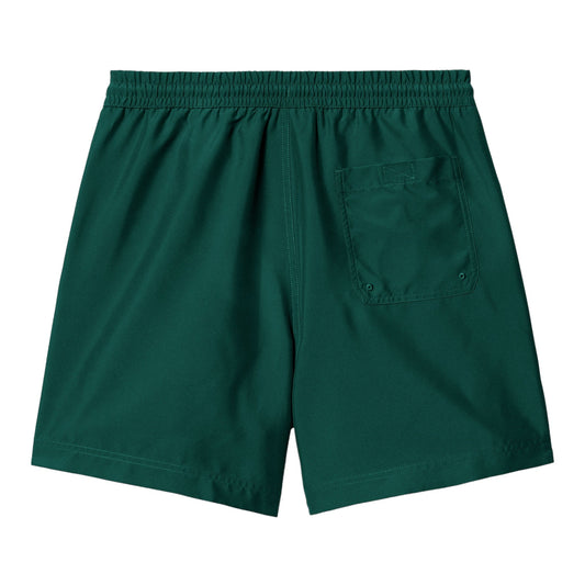 Carhartt Wip Chase Swim Trunks - Chervil / Gold - Costumi di Carhartt Wip | Francis Concept