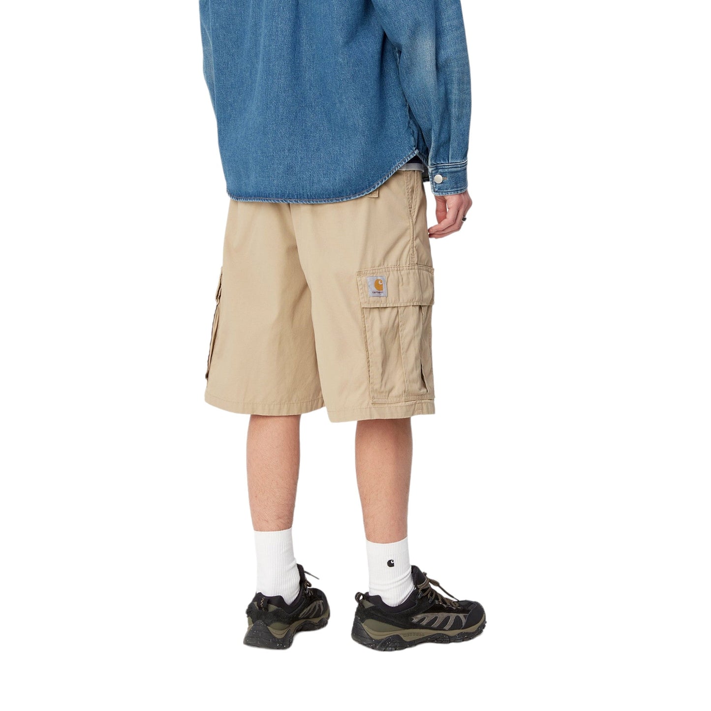 Carhartt Wip Cole Cargo Short - Sable rinsed - Bermuda di Carhartt Wip | Francis Concept