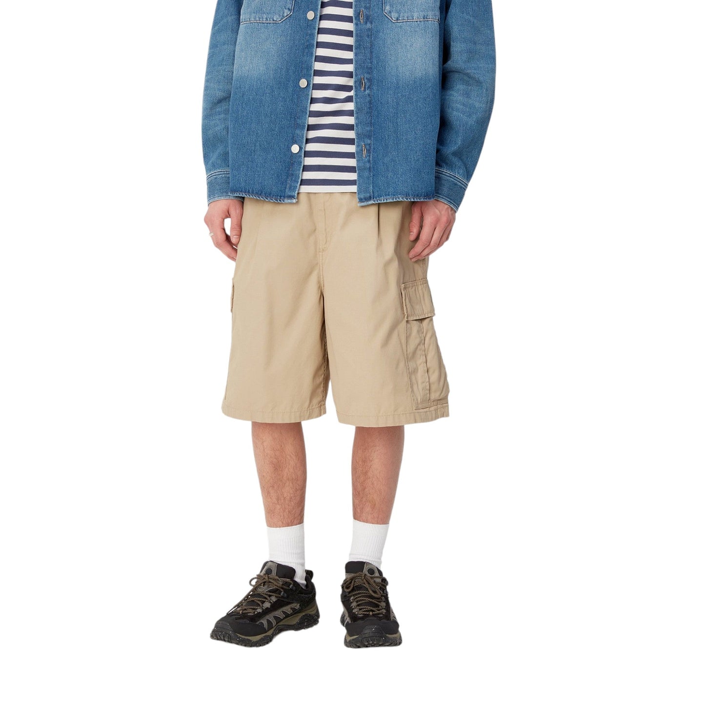 Carhartt Wip Cole Cargo Short - Sable rinsed - Bermuda di Carhartt Wip | Francis Concept