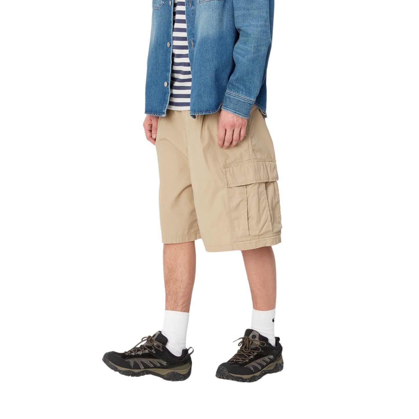 Carhartt Wip Cole Cargo Short - Sable rinsed - Bermuda di Carhartt Wip | Francis Concept