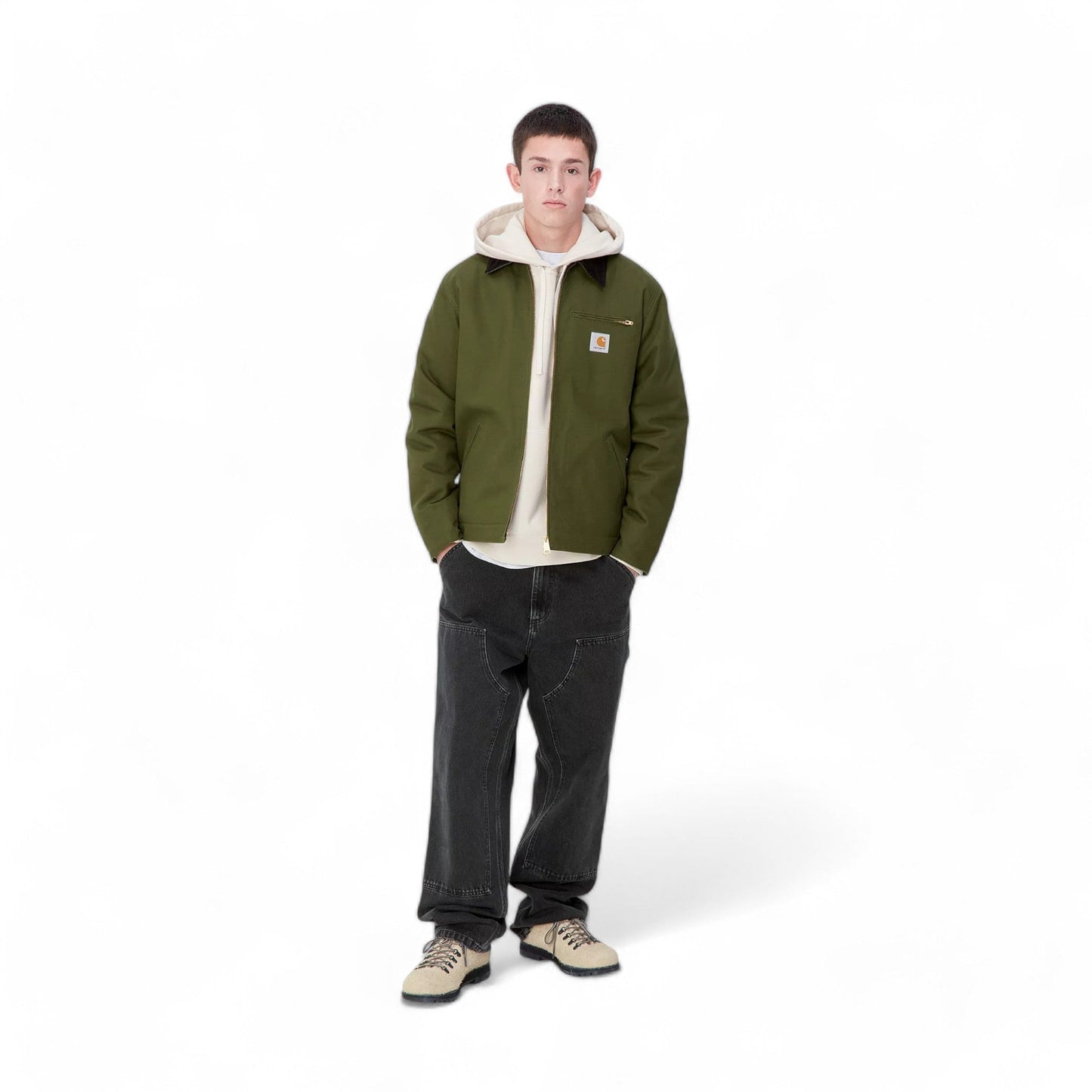 Carhartt Wip Double Knee Pant - Black Stone Washed - Pantaloni di Carhartt Wip | Francis Concept