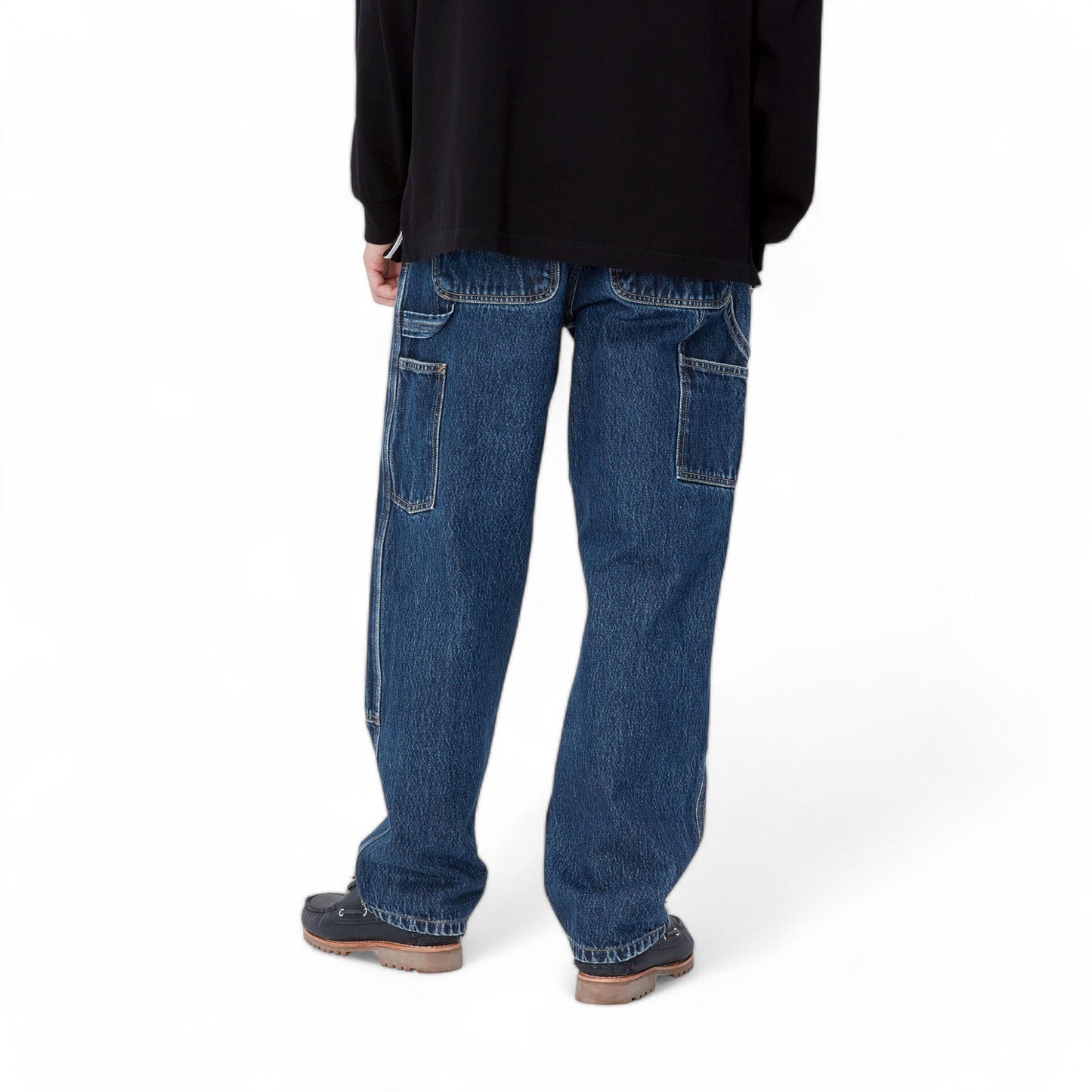 Carhartt Wip Double Knee Pant - Blue Stone Washed - Pantaloni di Carhartt Wip | Francis Concept