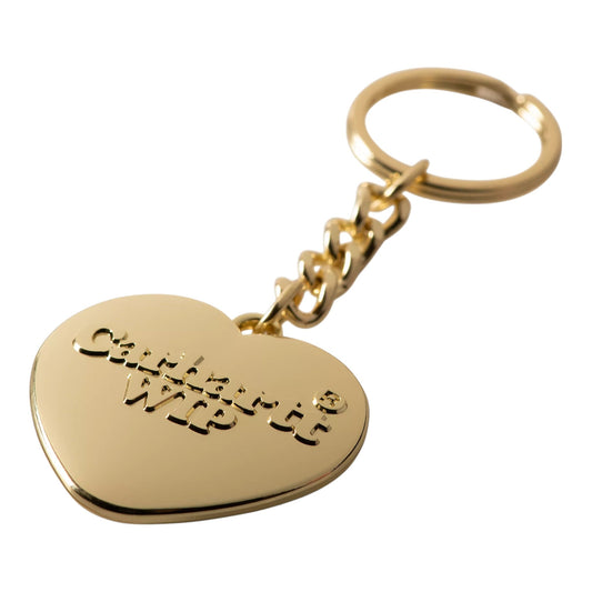 Carhartt Wip Heart Keychain Zinc Alloy Gold - Gadgets di Carhartt Wip | Francis Concept