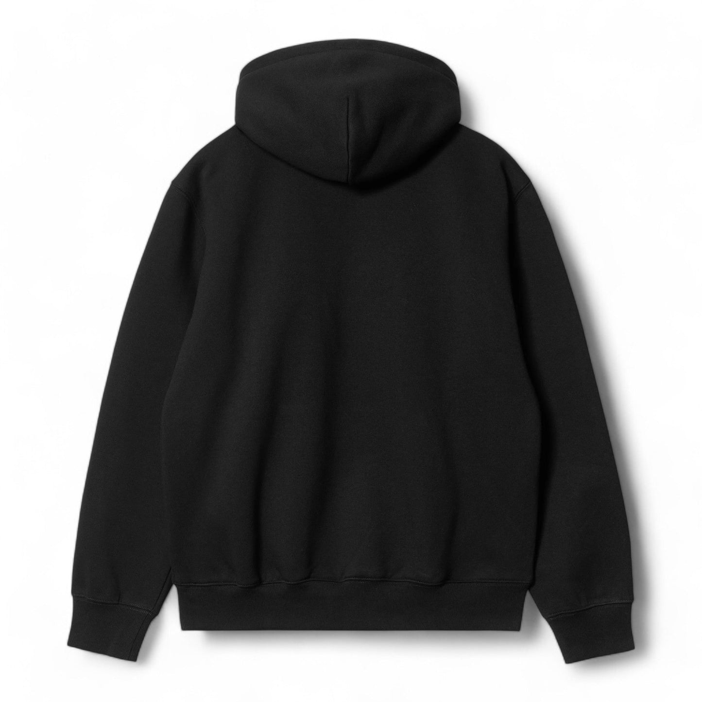Carhartt Wip Hooded Carhartt Sweat - Black / White - Felpe di Carhartt Wip | Francis Concept