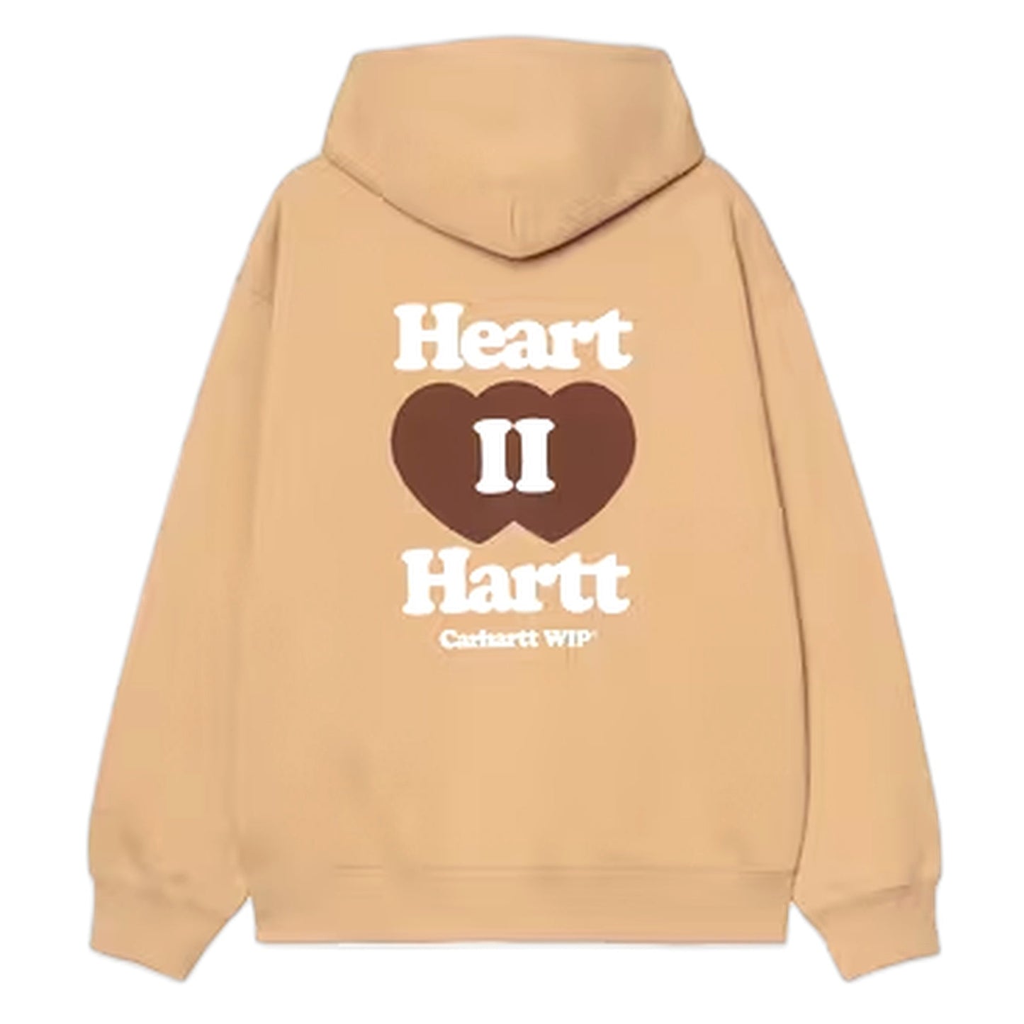 Carhartt Wip Hooded Heart II Hartt Sweat Jacket - Dusty H Brown - Felpe di Carhartt Wip | Francis Concept