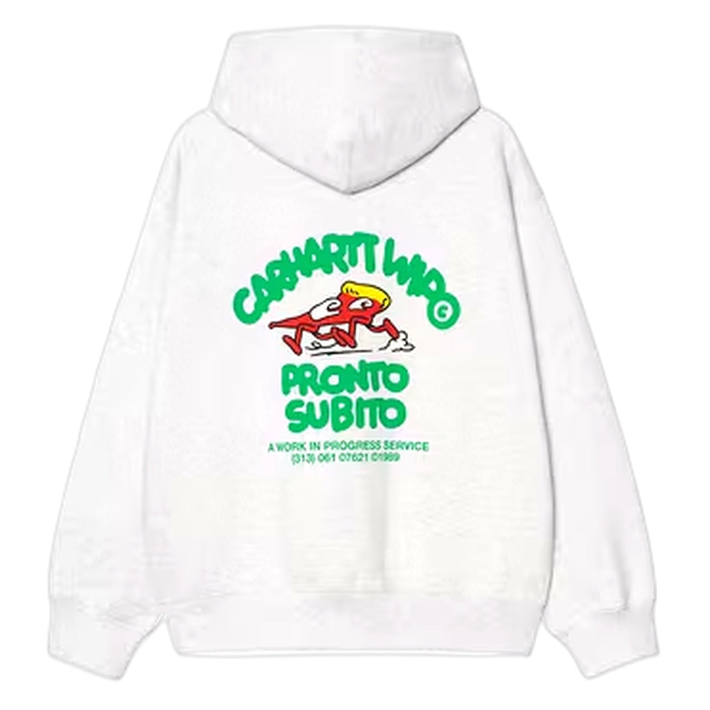 Carhartt Wip Hooded Pronto Sweat Jacket - Ash heather - Felpe di Carhartt Wip | Francis Concept