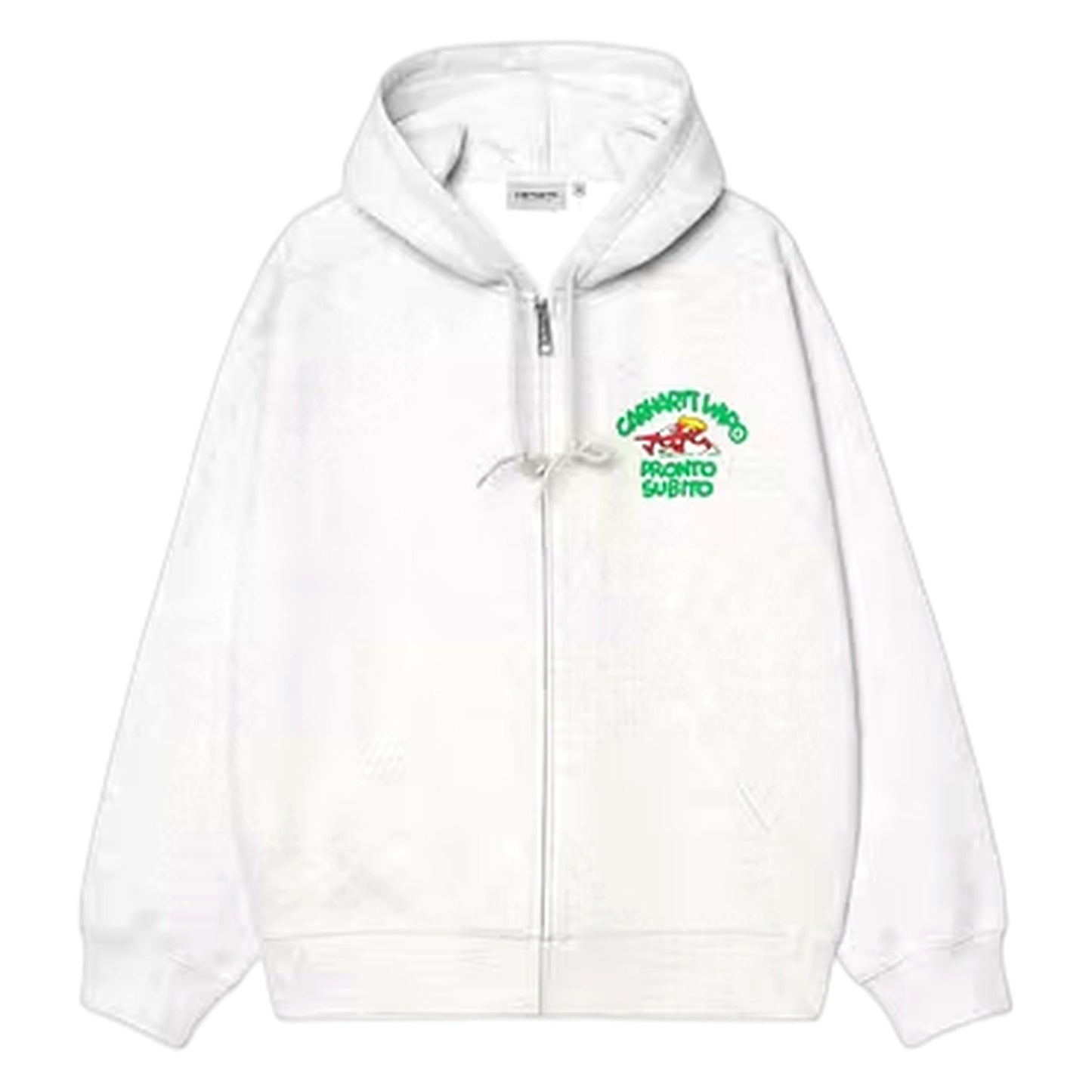 Carhartt Wip Hooded Pronto Sweat Jacket - Ash heather - Felpe di Carhartt Wip | Francis Concept