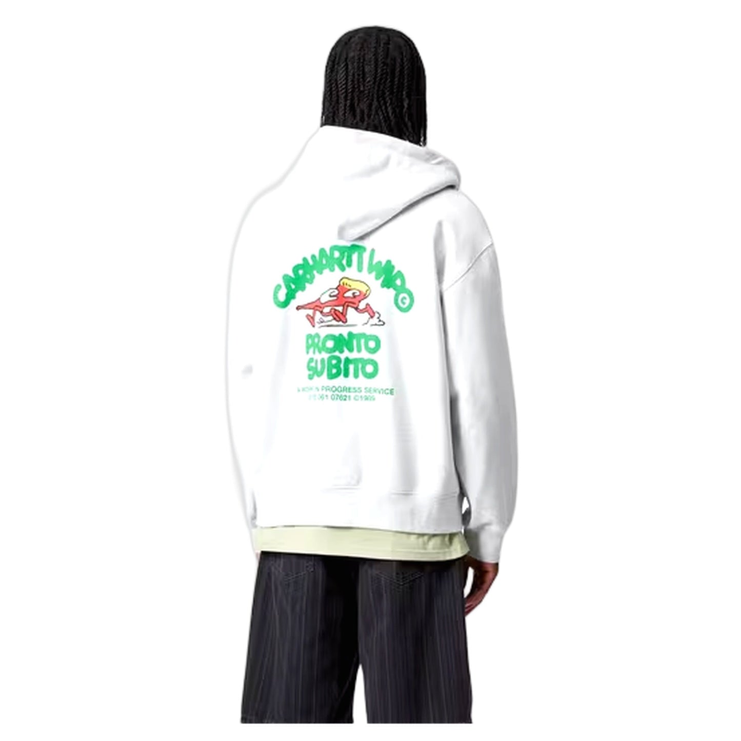 Carhartt Wip Hooded Pronto Sweat Jacket - Ash heather - Felpe di Carhartt Wip | Francis Concept