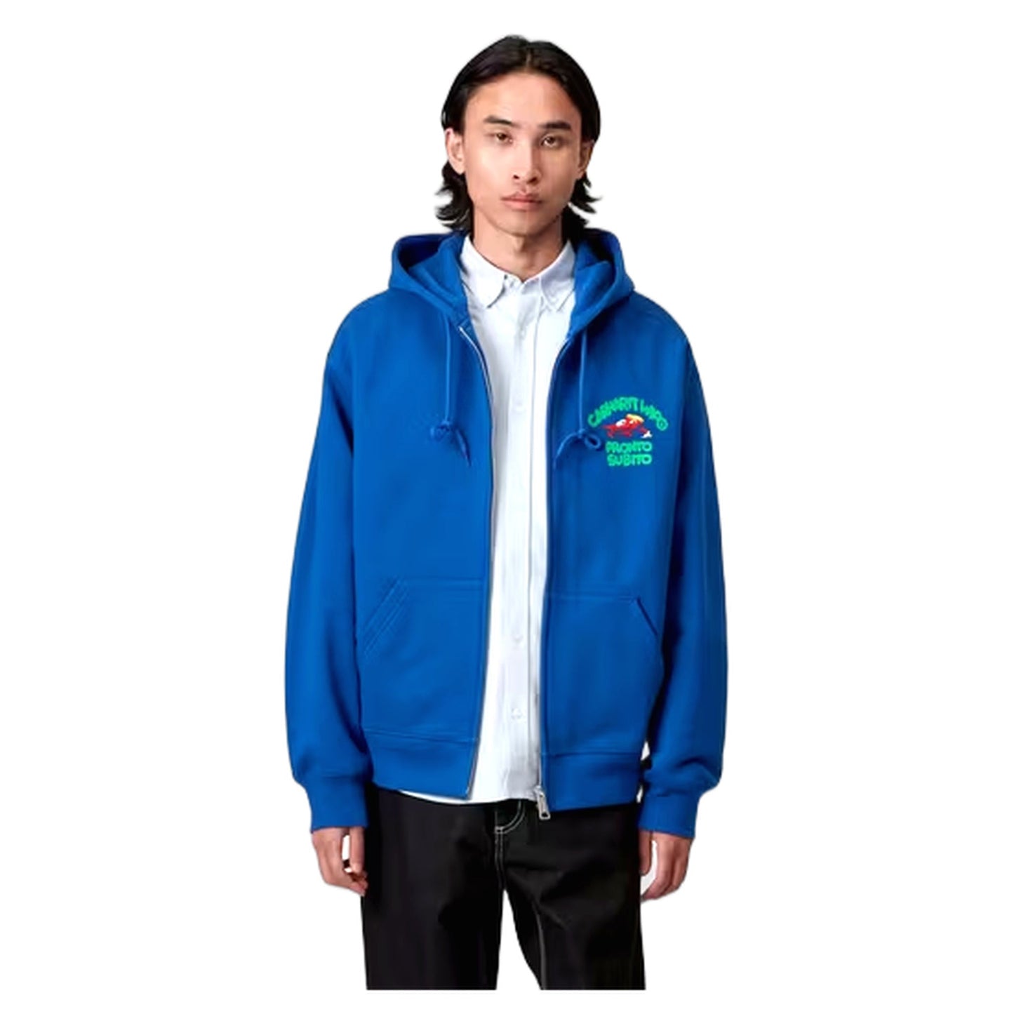 Carhartt Wip Hooded Pronto Sweat Jacket - Wolfsbane - Felpe di Carhartt Wip | Francis Concept